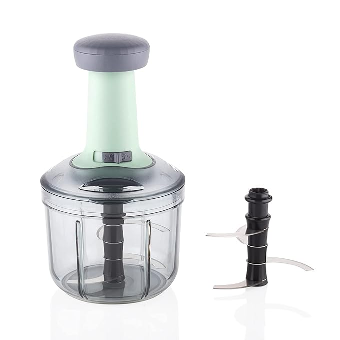 Food Chopper Steel Large Manual Hand-Press Vegetable Chopper